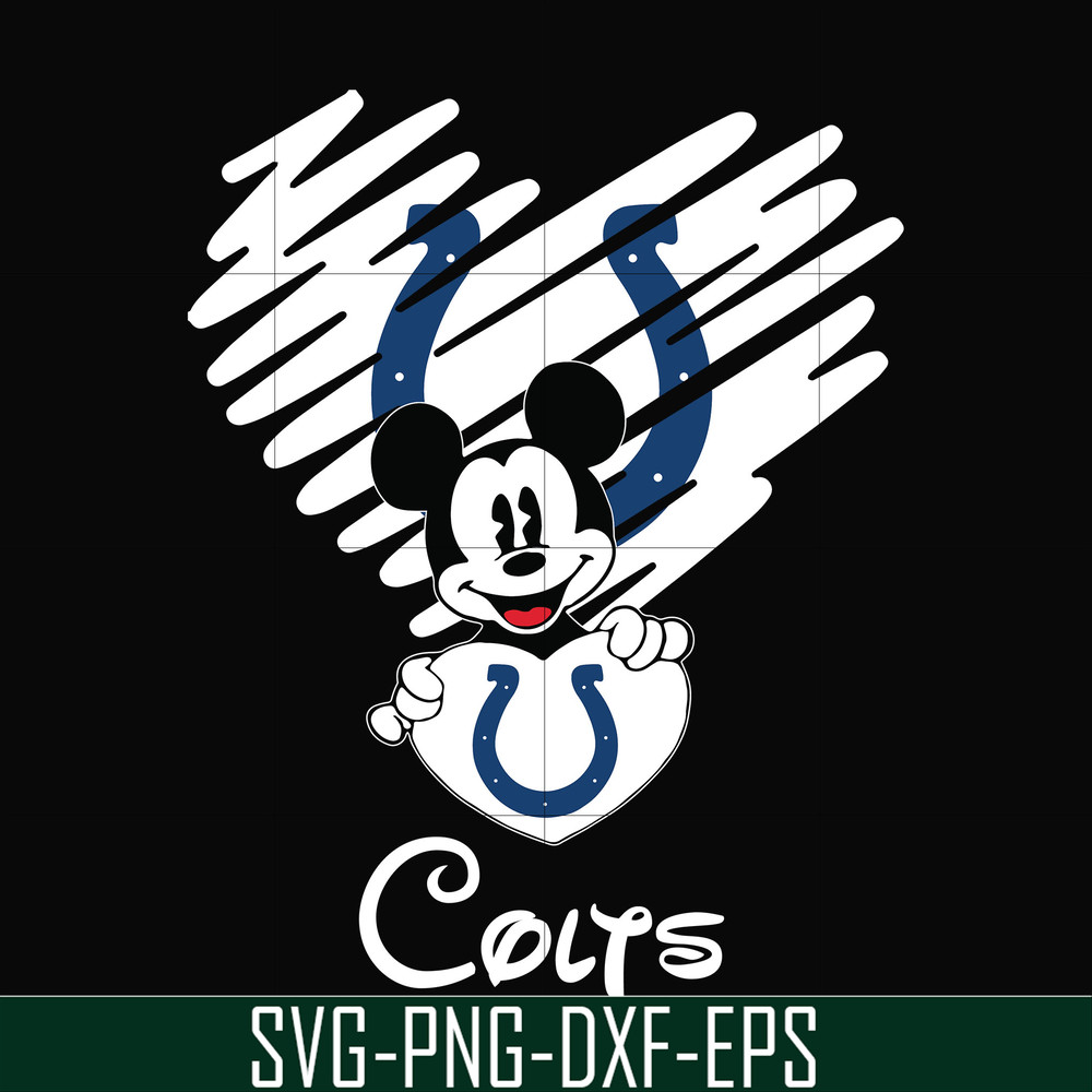 NNFL0037-Colts heart svg, png, dxf, eps digital file NNFL0037.jpg