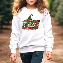 funny christmas crewneck sweatshirts, gnome long sleeve shirts, merry christmas gift, christmas hoodies, holiday sweatsh