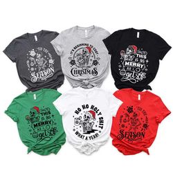 funny skeleton christmas shirt, xmas party t shirts, sarcastic quotes shirt, holiday clothes, christmas sweatshirt, sarc