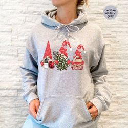 funny christmas sweatshirt, gnomies hoodies, christmas sweatshirt, gnome long sleeve shirt, merry christmas gift, xmas t