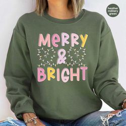 merry christmas crewneck sweatshirt, christmas matching hoodies, holiday sweatshirts, cute christmas gifts, xmas couple