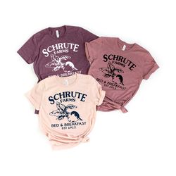 schrute farm,unisex tshirt,scronton pennsylvania est 1912,the office tv show, the office,michael scott,dwight schrute,sc