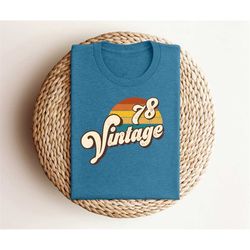 nostalgia vintage 78 design shirt, vintage 78 pride tshirt, vintage '78 christmas classics, casual vintage tshirt gift