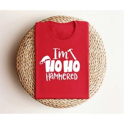 i'm hoho hammered shirt, minimalist hoho tshirt, santa vibes christmas shirt, i'm hoho christmas shirt, x-mas santa mood