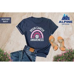brain cancer awareness shirt, brain tumor shirt, warrior shirt, cancer support shirt, glioblastoma cancer, grey ribbon s