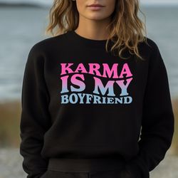 karma is my boyfriend sweatshirt, pop concert midnight sweatshirt, the eras tour sweatshirt, lovers sweatshirt, karma sw