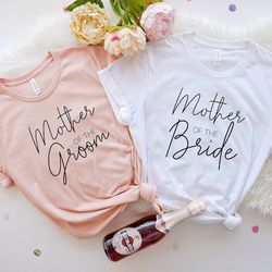 mother of the bride shirt, mother of the groom t-shirt, mother of the bride gift, bachelorette party, bridal party gift,