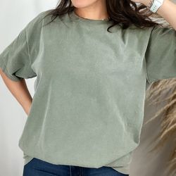 Comfort Colors Shirt,Plain Oversize Tee, DIY Shirts