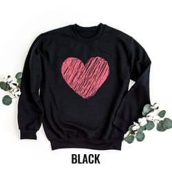 heart sweatshirts, valentine's day sweatshirt, heart shirt, valentines day shirts for woman, cute valentine sweatshirt