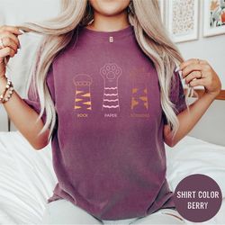 rock paper scissors shirt | funny cat paw shirt | unisex comfort colors shirt for cat lover | cat owner tshirt