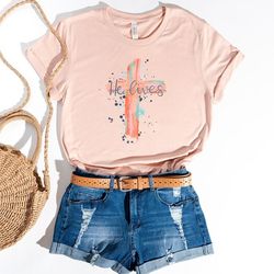 he lives shirt, easter t-shirts, happy easter tee, he is risen shirt, easter gift, jesus easter shirt