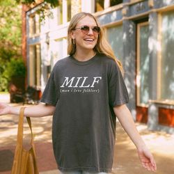 MILF Man I Love Folklore Shirt, Folklore Era T-Shirt, Eras Merch, Funny Taylor Shirt, Gift For Her, Folklore Girly, Comf