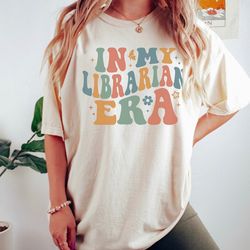 In My Librarian Era Shirt, Retro Librarian T-Shirt, Librarian Gifts, Funny Library Shirt, School Librarian T-Shirt