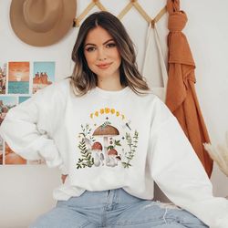 mushroom shirt,cottagecore shirt,light academia fairy core mushroom tshirt,goblin core forestcore dark academia magic mu