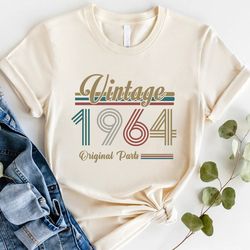 59th birthday shirt, vintage 1964 limited edition cassette t-shirt, 1964 birthday shirt, 59th birthday gift for women e