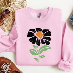 boho daisy , flower tee shirt, botanical tee, boho tee, wildflower shirt, plant shirt botanical shirt