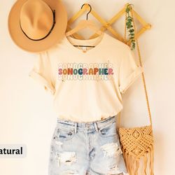 sonographer t-shirt for ultrasound tech, sonographer shirt gift, ultrasound technologist crewneck t-shirt 2