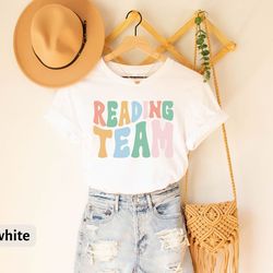reading teamt-shirt, reading teacher shirt, reading squad tee, reading specialist gift
