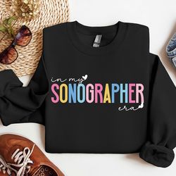 sonographer sweatshirt for ultrasound tech, sonographer sweatshirt hoodie gift, ultrasound technologist crewneck b