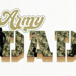 army dad sublimation design