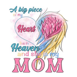 a big piece of my heart lives in heaven