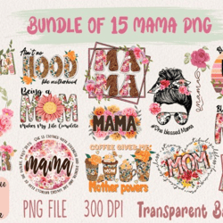 floral mama sublimation bundle