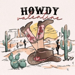 howdy valentine sunset western country