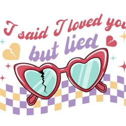 i said i loved you but lied sublimation