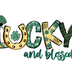 lucky and blessed sublimation