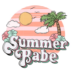 summer babe sublimation