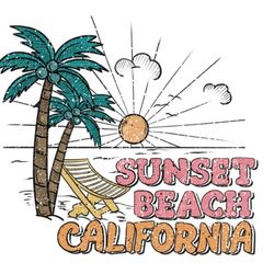 sunset beach california sublimation