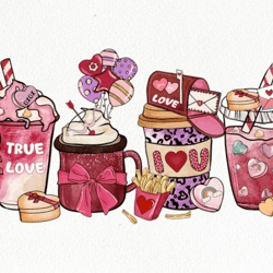coffee valentine's day sublimation