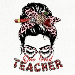 one loved teacher sublimation