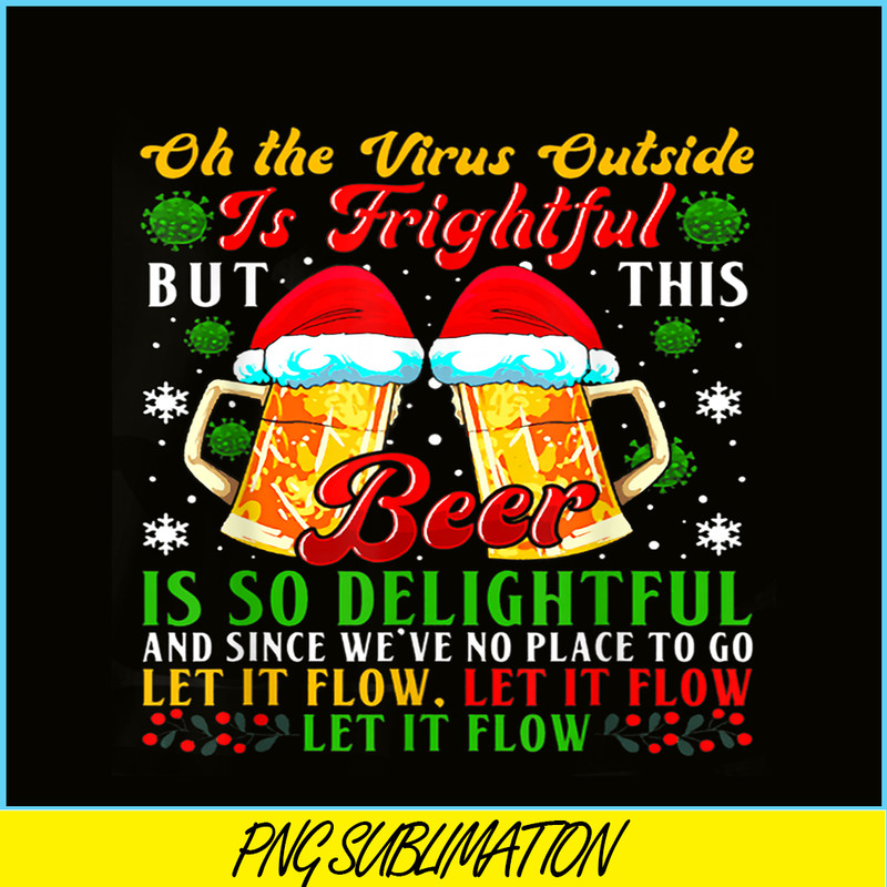 BEER28102357-Beer Is So Delightful PNG Beer Santa PNG Christmas Beer PNG.png