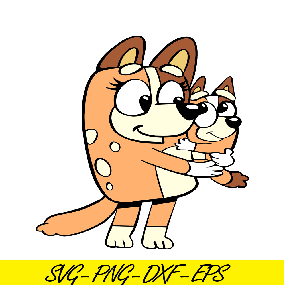 BL22112309-Chilli Heeler And Mom SVG PNG DXF EPS Bluey Family SVG Lovely Movie SVG.png
