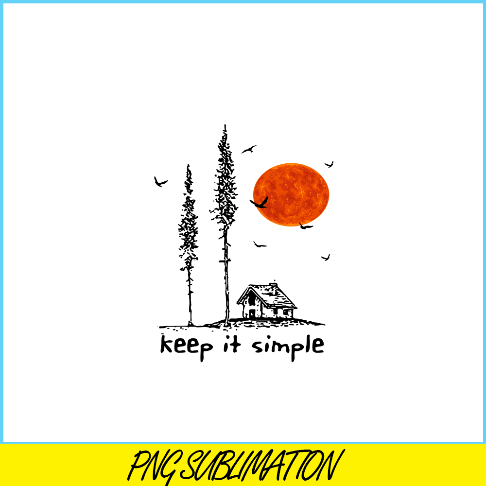 CAMP07112356-KEEP IT SIMPLE PNG Horror Camping Night PNG Red Moon PNG.png