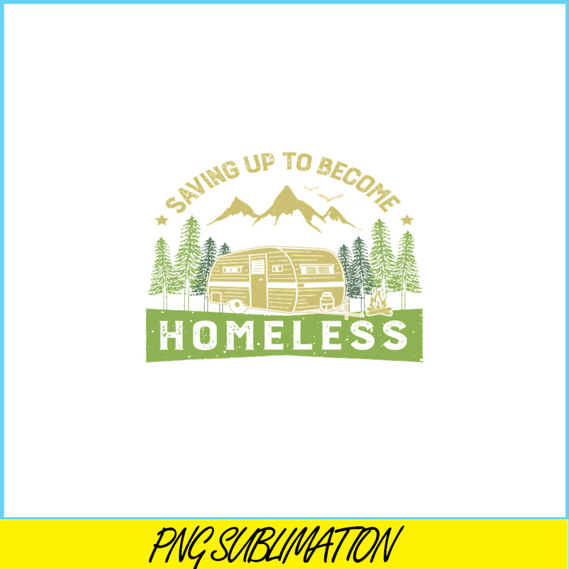 CAMP07112382-Saving Up To Become Homeless PNG Camping PNG Green Retro Forest PNG.png