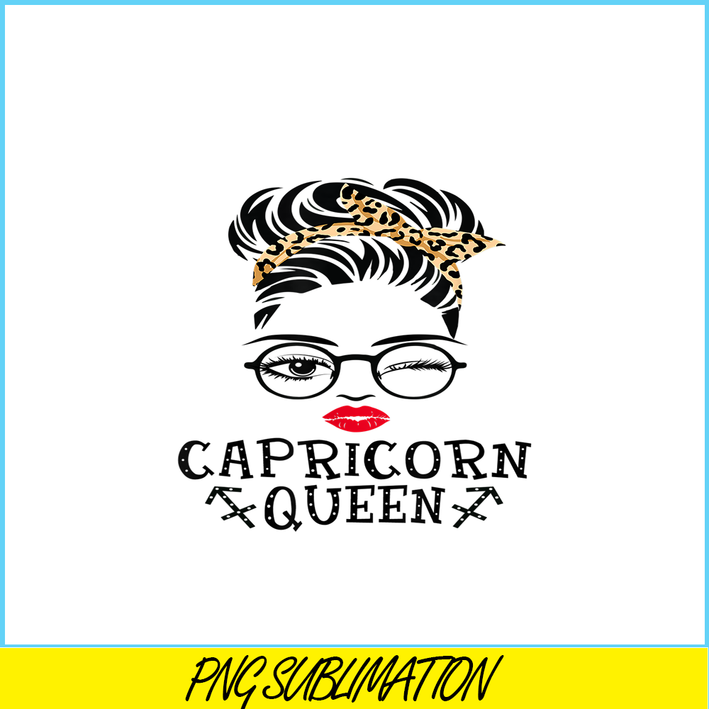 CPB28102332-Capricorn Queen PNG Woman Face Wink Eyes PNG Lady Face PNG.png