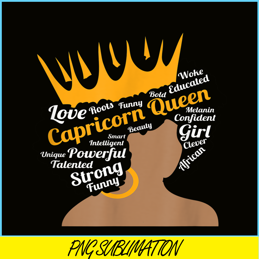 CPB28102386-Zodiac January Birthday PNG Capricorn Queen PNG December Birthday PNG.png