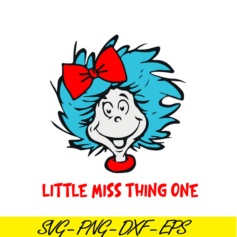 DS104122307-Little Miss Thing One SVG, Dr Seuss SVG, Cat In The Hat SVG DS104122307.png
