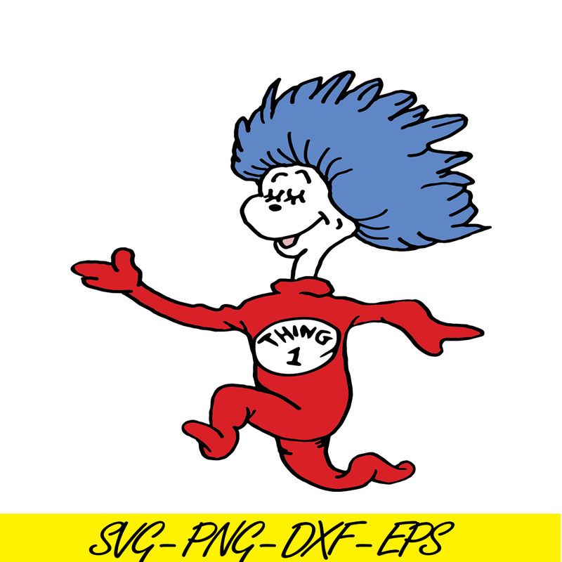DS104122357-Dr Seuss Thing 1 SVG, Dr Seuss SVG, Cat in the Hat SVG DS104122357.png