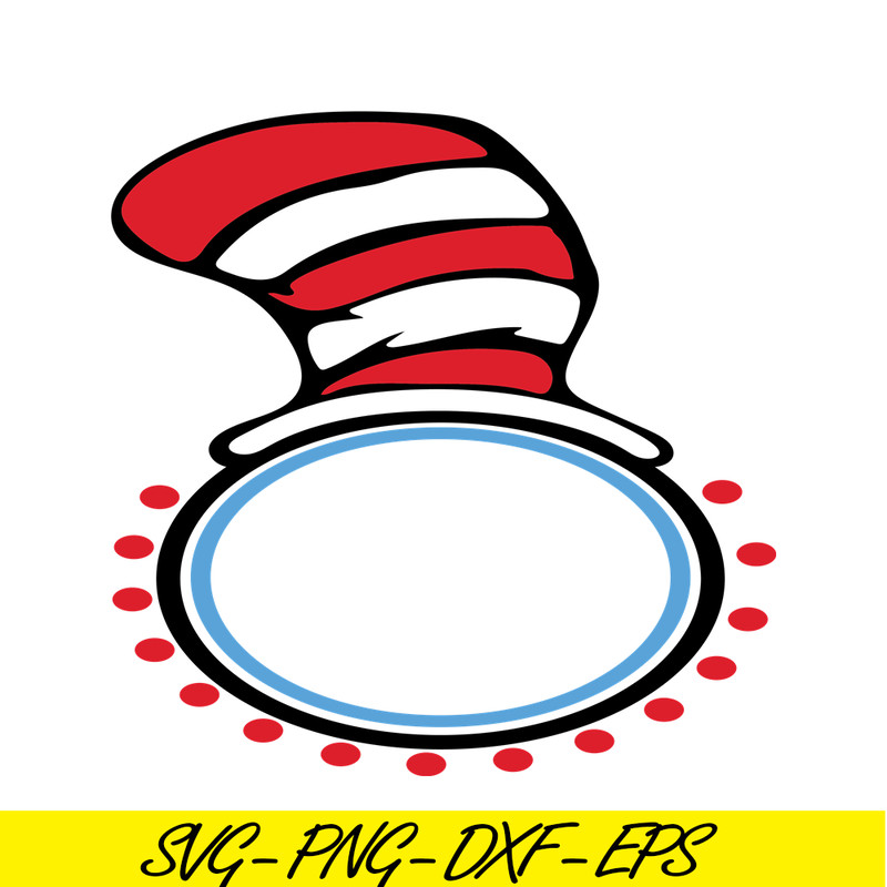 DS104122374-The Circle Hat SVG, Dr Seuss SVG, Cat in the Hat SVG DS104122374.png