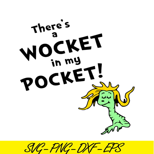 Wocket Wocket in my pocket SVG, Dr Seuss SVG, Cat In The Hat SVG DS | Inspire ...