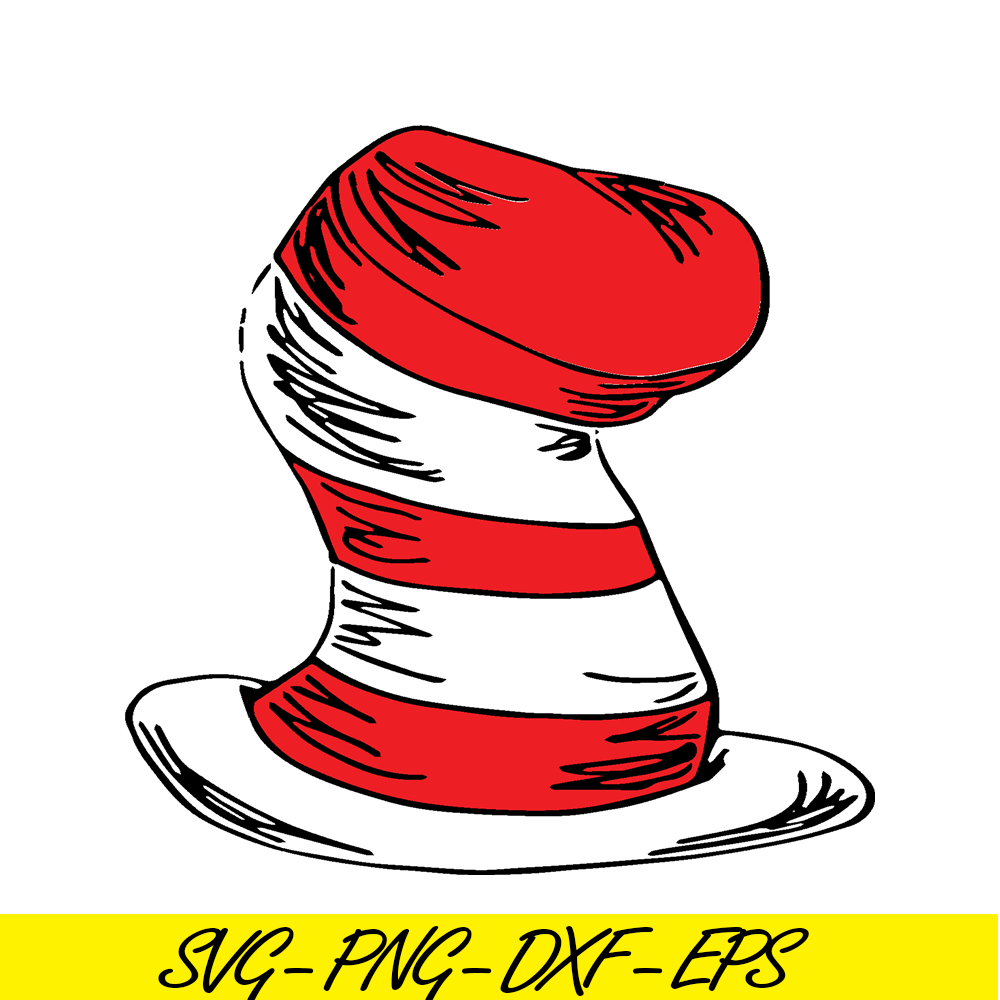 DS205122339-A Hat SVG, Dr Seuss SVG, Cat In The Hat SVG DS205122339.png