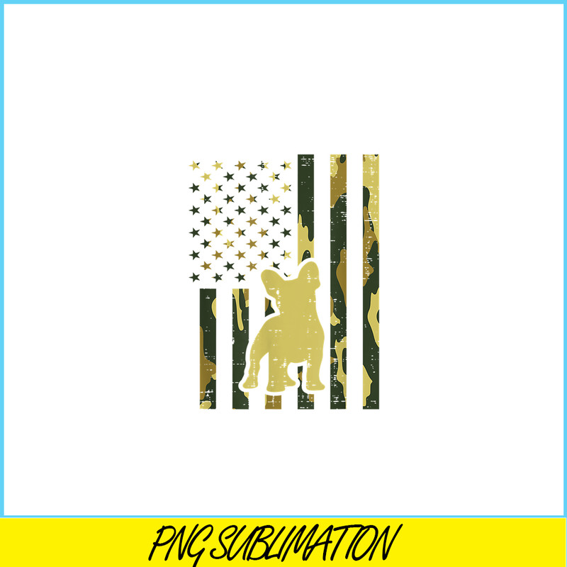 HL16102312-Camo US Flag PNG, French Bulldog PNG, Frenchie Patriot Dog Lover PNG.png