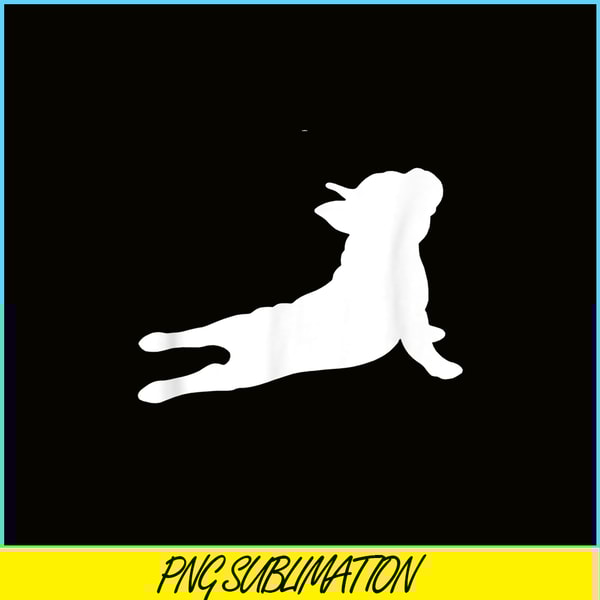 HL16102323-Cute French Bulldog Yoga PNG, Funny French Bulldog PNG, Bulldog Mascot PNG.png