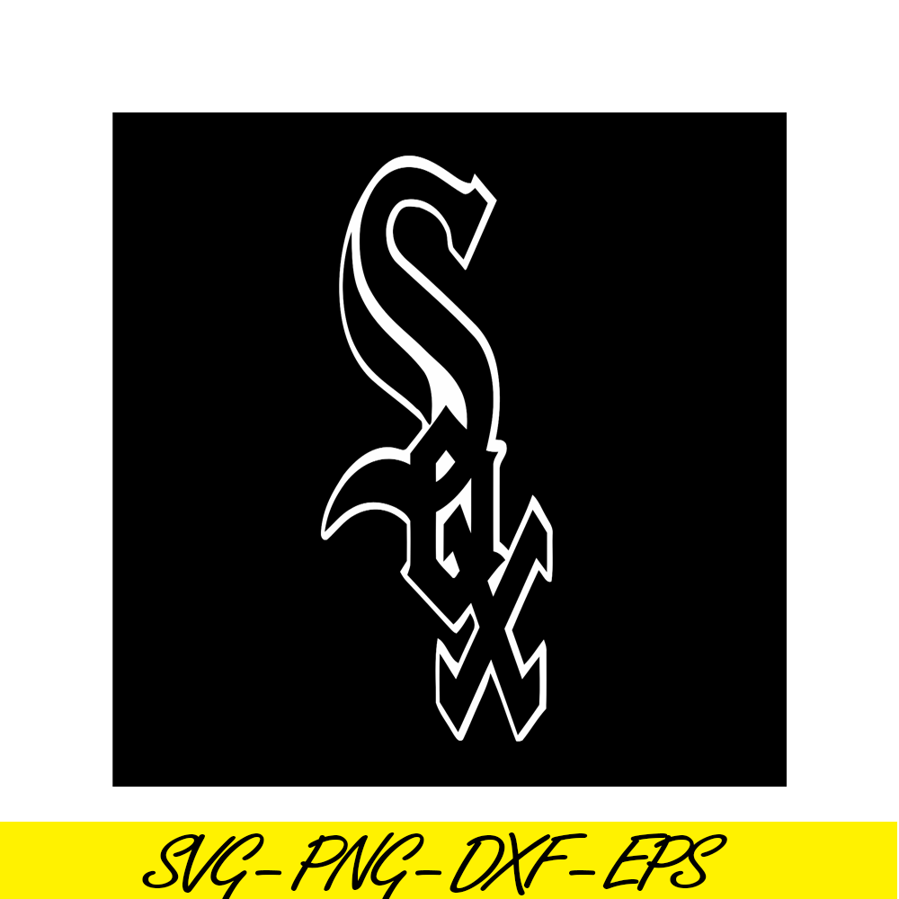 MLB01122311-White Sox The Black Flag SVG PNG DXF EPS AI, Major League Baseball SVG, MLB Lovers SVG MLB01122311.png