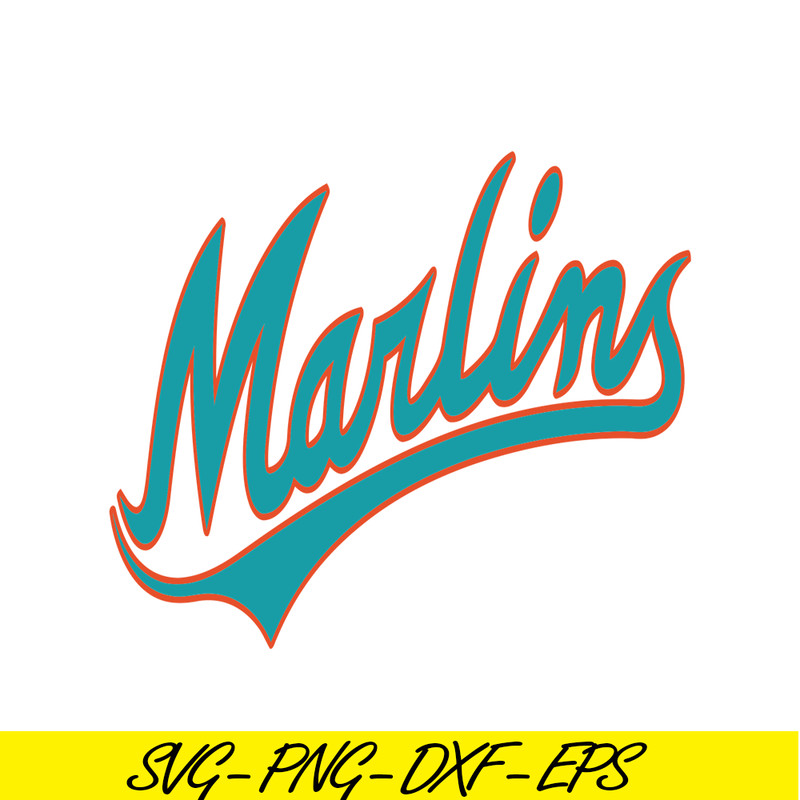 MLB011223146-Marlins Green Text SVG, Major League Baseball SVG, MLB Lovers SVG MLB011223146.png