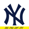 MLB204122325-NewYork Yankees Simple Logo SVG, Major League Baseball SVG, Baseball SVG MLB204122325.png