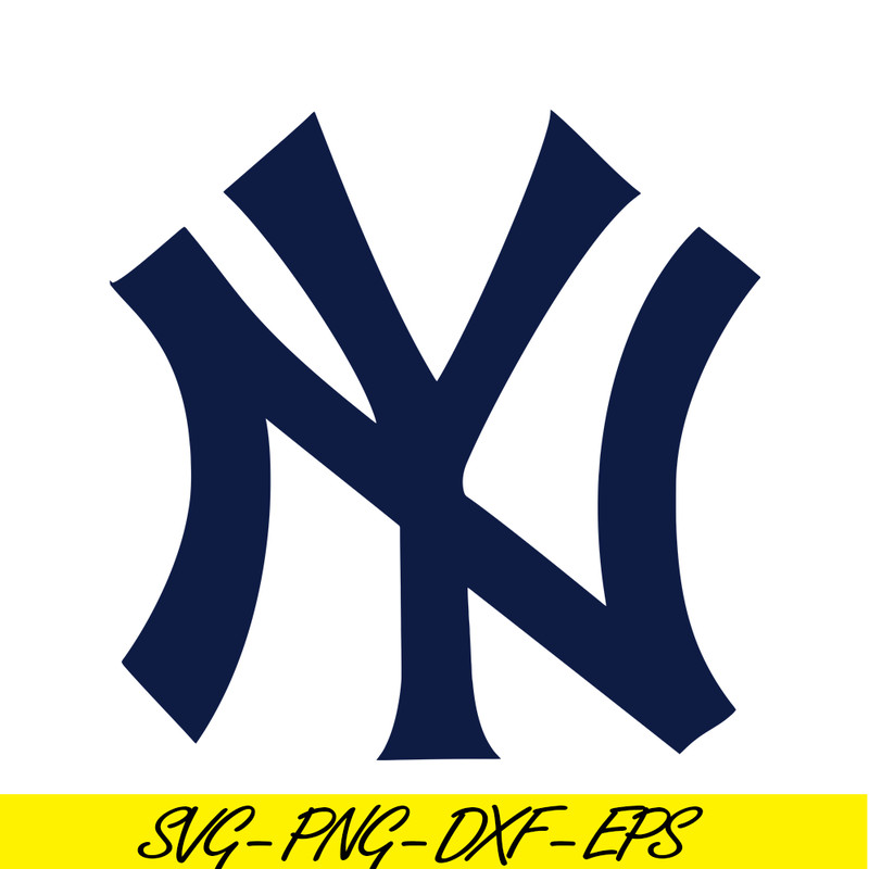 MLB204122325-NewYork Yankees Simple Logo SVG, Major League Baseball SVG, Baseball SVG MLB204122325.png